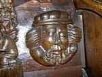 Worcester Cathedral  15th century medieval misericord misericords misericorde misericordes Miserere Misereres choir stalls Woodcarving woodwork mercy seats pity seats Worcestershire n3.8.jpg